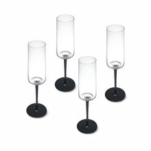 Load image into Gallery viewer, Palermo Crystal Champagne Flute - Set of 4