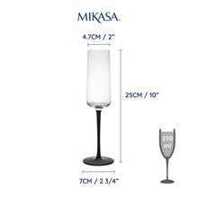 Load image into Gallery viewer, Palermo Crystal Champagne Flute - Set of 4