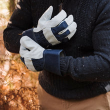Load image into Gallery viewer, Kent & Stowe Fleece Lined Rigger Gloves - Navy