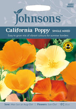 Load image into Gallery viewer, California Poppy Single Mixed

