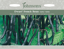 Load image into Gallery viewer, Dwarf French Bean Purple Teepee
