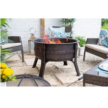 Load image into Gallery viewer, Brava Steel Banded Firepit
