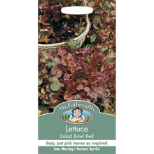 Load image into Gallery viewer, Lettuce Salad Bowl Red
