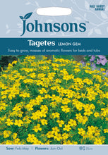 Load image into Gallery viewer, Tagetes Lemon Gem
