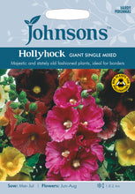 Load image into Gallery viewer, Hollyhock Giant Single Mixed
