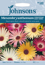 Load image into Gallery viewer, Mesembryanthemum Livingstone Daisy Mixed
