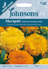 Load image into Gallery viewer, Marigold (African) Double Mixed
