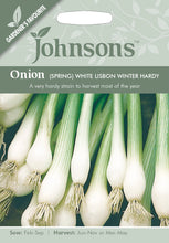 Load image into Gallery viewer, Onion (Spring) White Lisbon Winter Hardy
