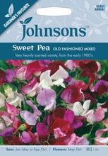 Load image into Gallery viewer, Sweet Pea Old Fashioned Mixed
