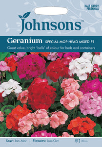 Geranium Special Mop Head Mixed