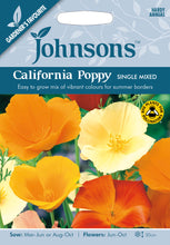 Load image into Gallery viewer, California Poppy Single Mixed
