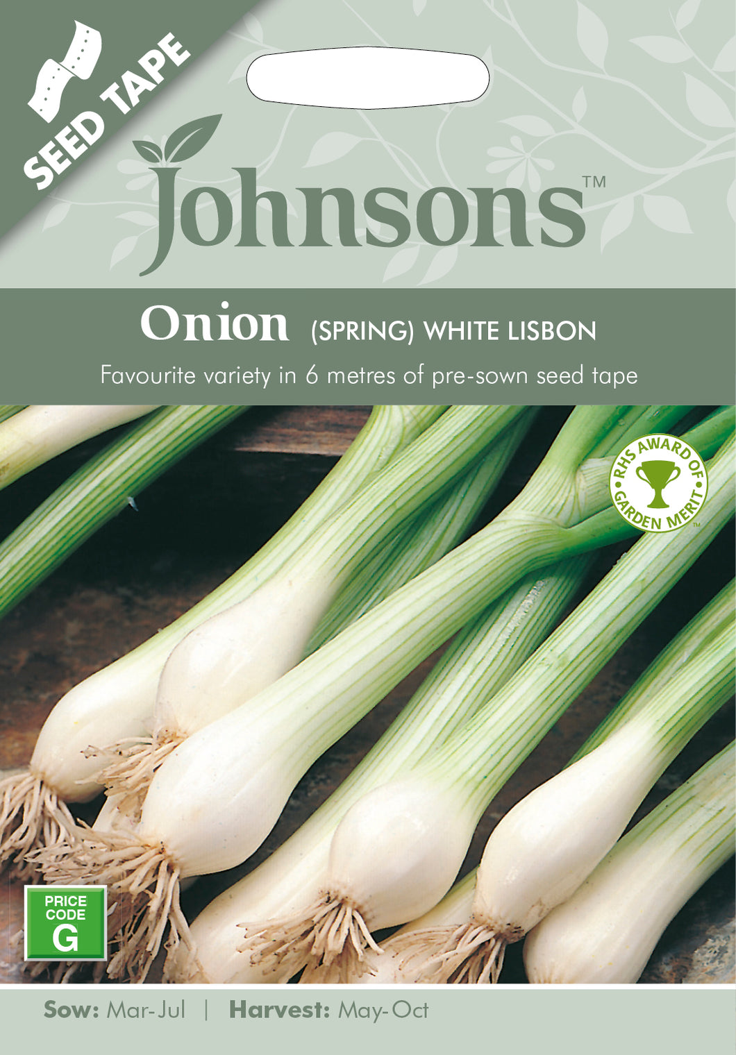 Tape Onion (Spring) White Lisbon