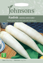 Load image into Gallery viewer, Radish (Mooli) Mino Early
