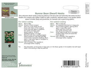Runner Bean Dwarf Hestia