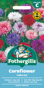 Cornflower Polka Dot