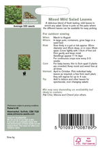 Load image into Gallery viewer, Mixed Mild Salad Leaves
