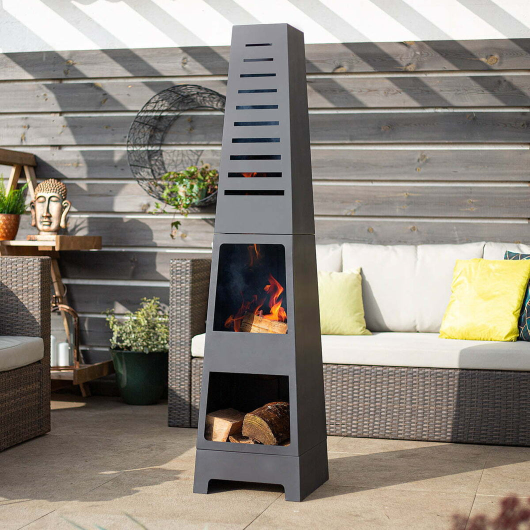 Skyline Chimenea with Logstore