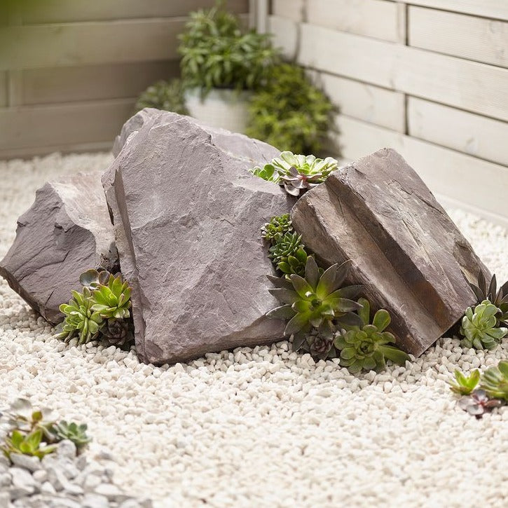 Plum Slate Rockery