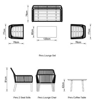 Load image into Gallery viewer, Peru Lounge Set
