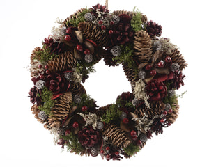 Berry & Pinecone Wreath