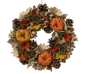 Autumn Pumpkin Wreath