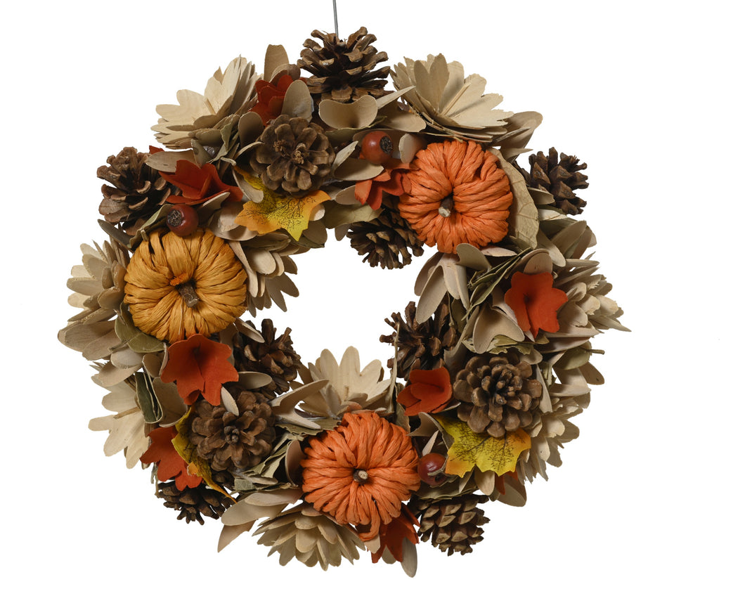 Autumn Pumpkin Wreath