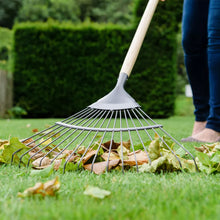 Load image into Gallery viewer, Kent &amp; Stowe Lawn Leaf Rake - carbon Steel
