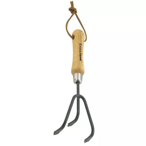 Kent & Stowe Hand 3 Prong Cultivator - Carbon Steel