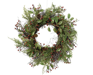 Glitter Berry Wreath