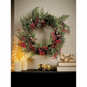 Glitter Berries Wreath