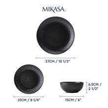 Load image into Gallery viewer, Midnight 12 Piece Dinner Set
