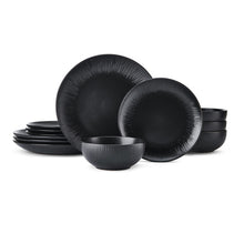 Load image into Gallery viewer, Midnight 12 Piece Dinner Set
