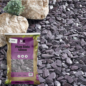 Plum Slate Chippings