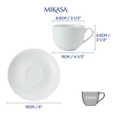 Load image into Gallery viewer, Chalk Teacup and Saucer Set
