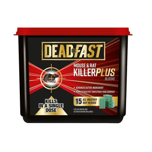 Deadfast Mouse & Rat Kill+ 15 Block 300Ml