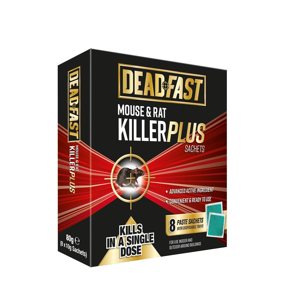 Deadfast Mouse & Rat Killer Satchets 80G