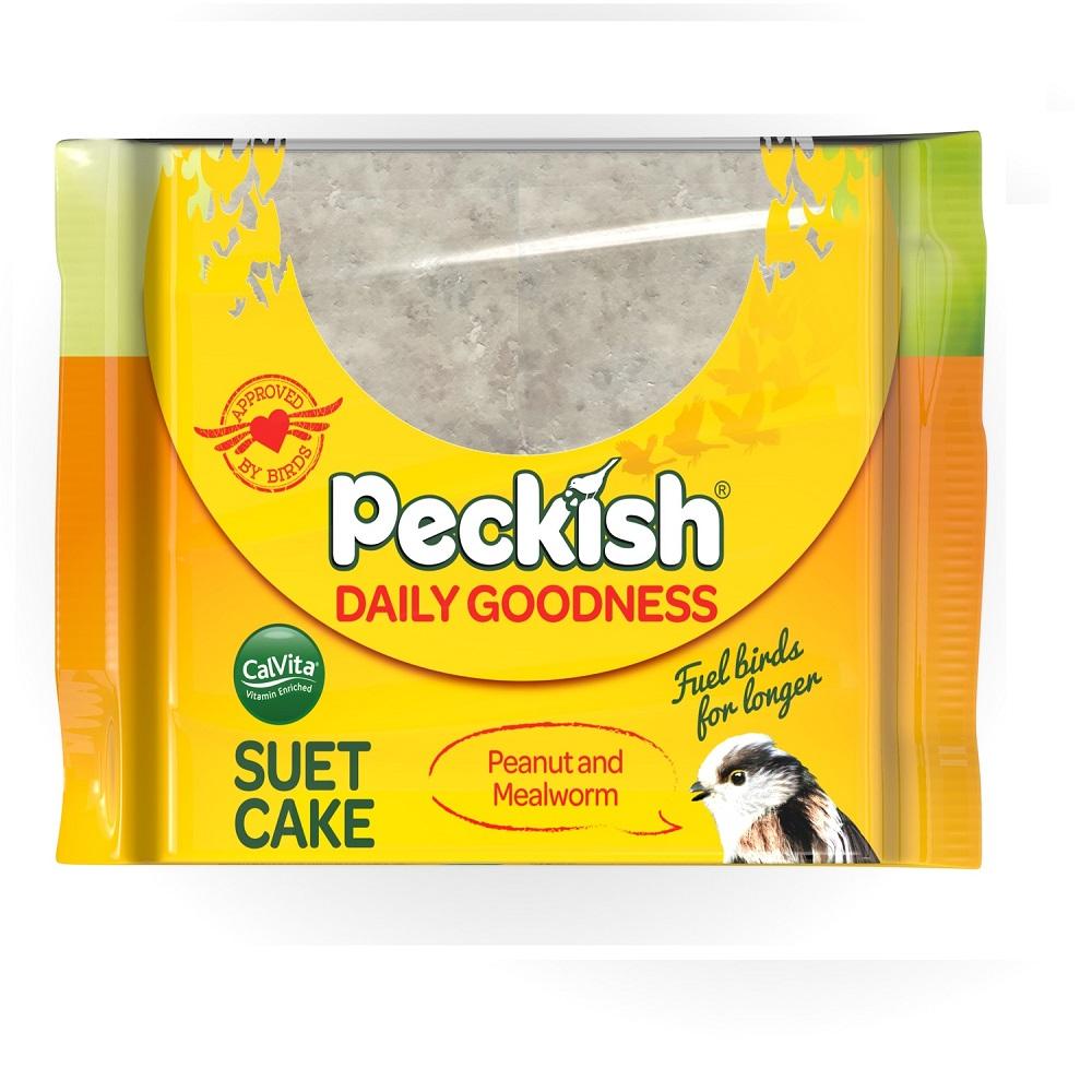 Peckish Daily Goodness Mealworm Suet Cake 300g
