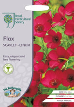 Load image into Gallery viewer, RHS- Flax Scarlet-Linum
