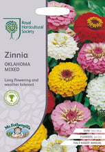 Load image into Gallery viewer, RHS- Zinnia Oklahoma Mixed
