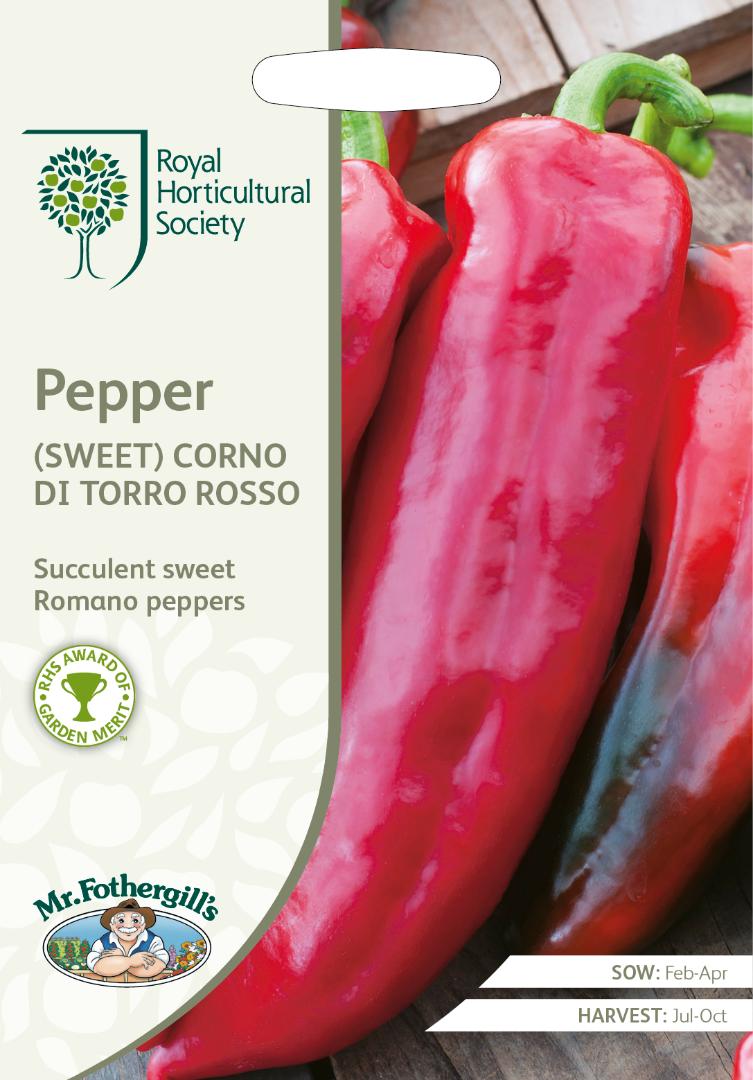 RHS- Pepper (Sweet) Corno Di Toro Rosso