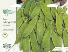 Load image into Gallery viewer, RHS- Pea (Mangetout) Delikata
