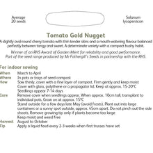 Load image into Gallery viewer, RHS- Tomato Gold Nugget
