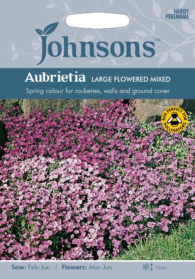 Aubrieta Large Flowered Mixed