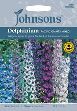 Load image into Gallery viewer, Delphinium Pacific Giants Mixed

