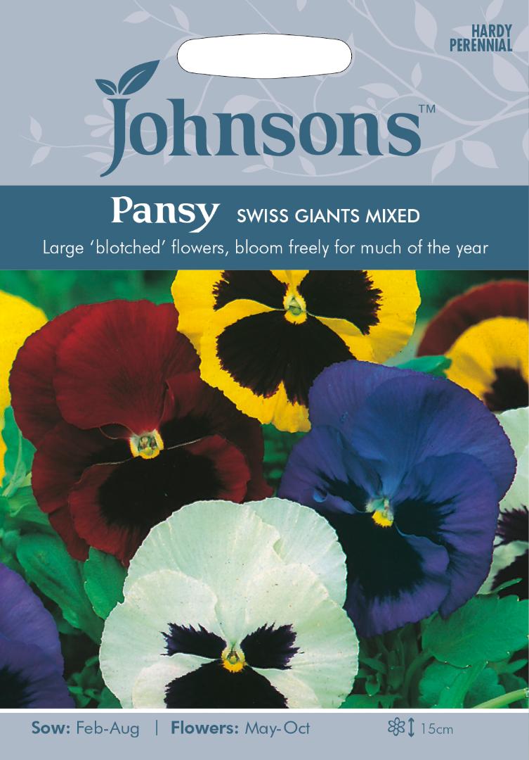Pansy Swiss Giants Mixed