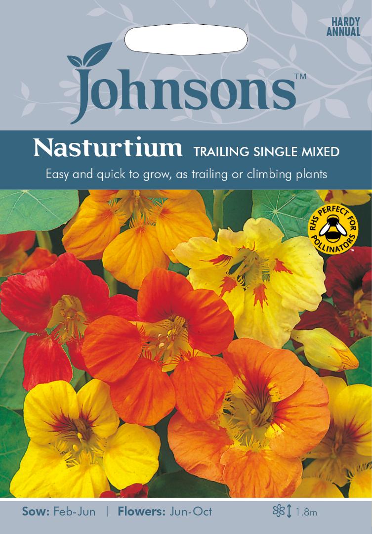 Nasturtium Trailing Single Mixed