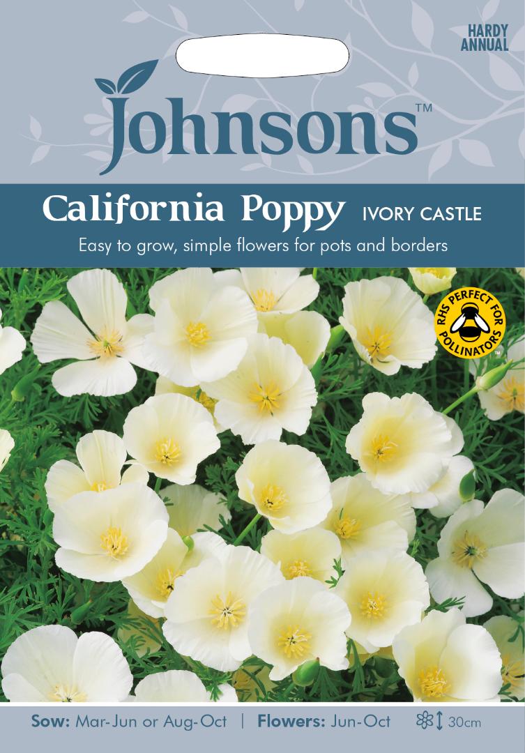 California Poppy Ivory Castle