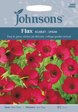 Load image into Gallery viewer, Flax Scarlet- Linum
