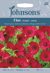 Flax Scarlet- Linum