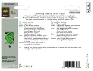 French Bean (Climbing)- Isabel